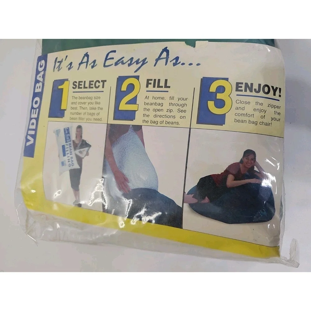 Bean Bag It Video Bag Chair U-Fill Bean Bag System Teal